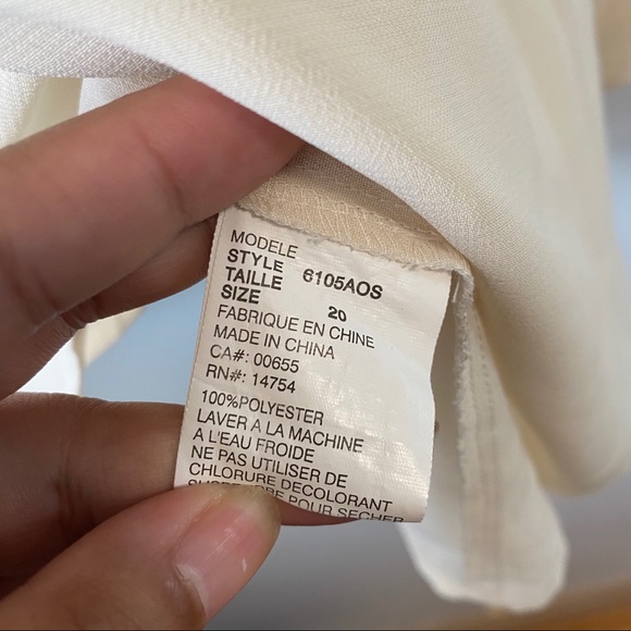 Criss Cross V Neck Tunic Blouse - Picture 8 of 8